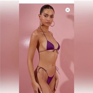 Purple Thong Bikini from OhPolly